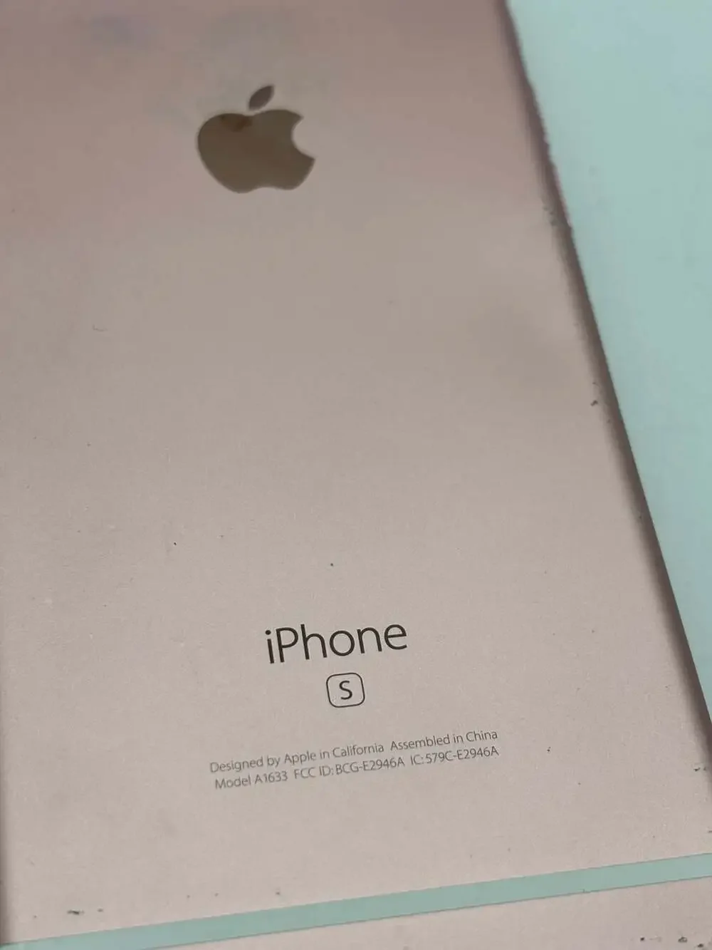 Apple iPhone 6s Rose Gold A1633 - Wiped to Default